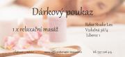 Dárkové poukazy na masáže a služby Relax Studio LEA